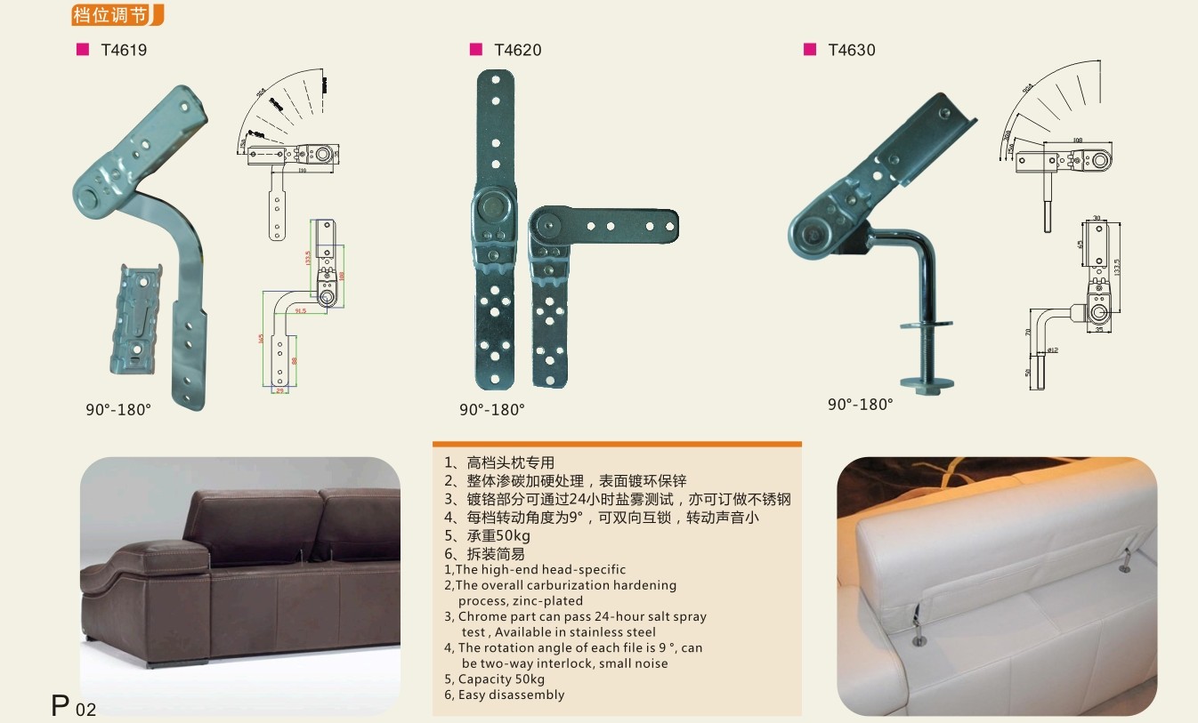 功能沙发铰链,沙发床铰