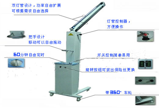 移动是紫外线杀菌车