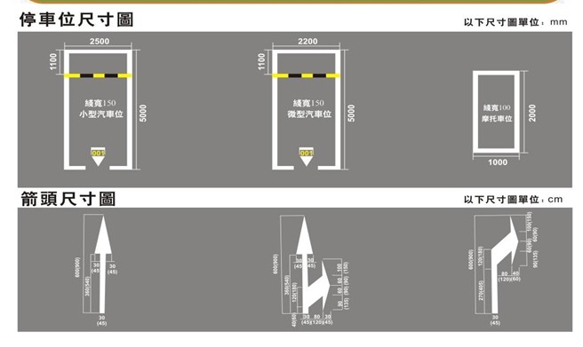 停车场划线 深圳停车场划线标准