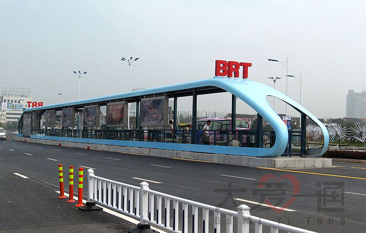 二连浩特公交候车亭设计 快速公交系统建设 brt