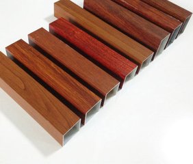 上海木纹铝方管材料批发 木纹铝方通价格 上海木纹铝