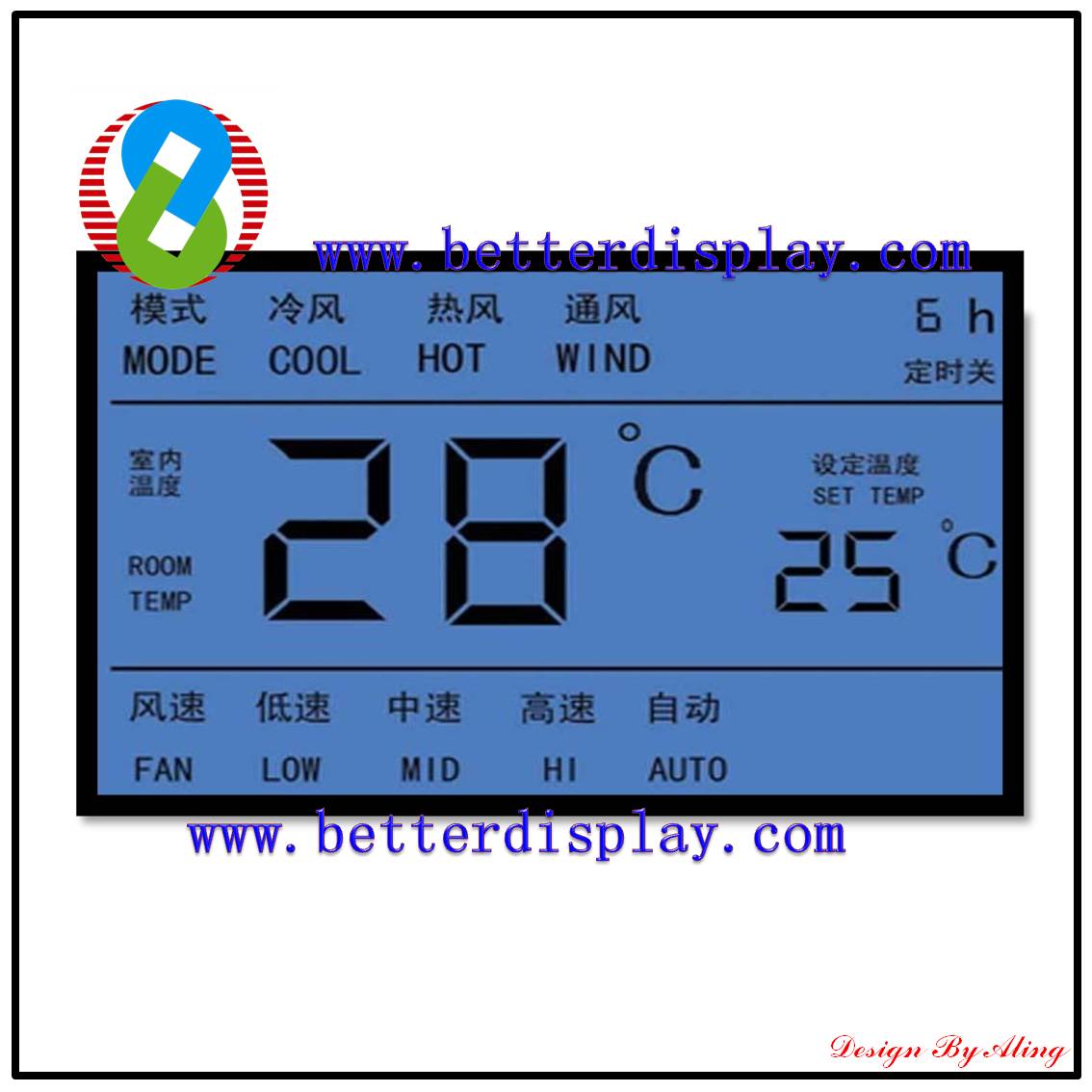 家用空调显示屏 lcd液晶屏