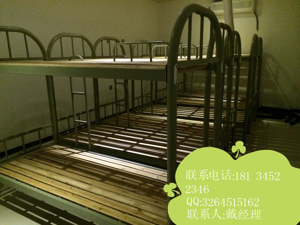 学生双层床 铁架床 实木床 上下铺床一米七高度