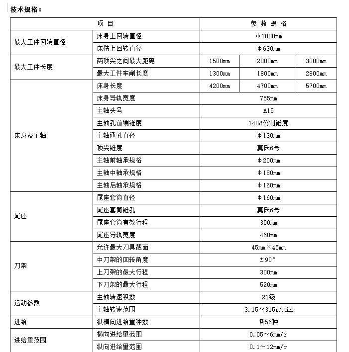 宝鸡机床c61100系列卧式车床