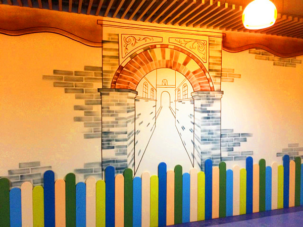 校园文化墙建设彩绘在幼儿园装饰设计重要性
