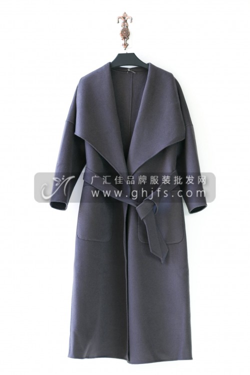 2016年新款北京品牌冰诺姿时双面羊绒大衣 品