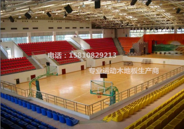 西安运动地板 室内篮球场地板 实木运动地板价
