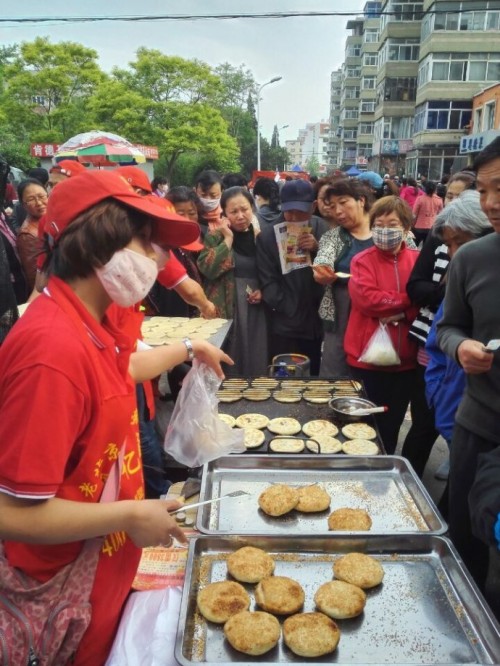 传统小吃盛益隆老北京芝麻烧饼